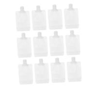 FOMIYES Bolsa de Viaje Cosmética Portátil 12 Unidades 100 Ml Autoportante Exprimible para Loción Champú Cuidado Personal Viaje