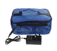 FOMIYES Bolsa Térmica para Coche 12v Aislamiento Oxford Azul, Paquete de Almuerzo Portátil para Viajes y Camping, Calentador Rápido de Comida y Biberones, Capacidad Grande y Reutilizable