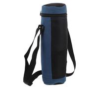 FOMIYES Bolsa Térmica Plegable para Camping y Picnic, Capacidad 1,5l, Resistente al Agua, Color Azul Oscuro, Portabotellas Portátil para Mantener Bebidas Frías en Exteriores