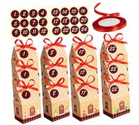 FOMIYES Bolsas para Golosinas Navideñas Unidades Bolsitas de Papel para Golosinas Bolsas para de Fiesta Golosinas Navideñas Festivas