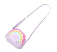 FOMIYES Bolso Infantil Macaron Pequeño Bandolera Ligera para Niñas Cartera Cruzada para Monedas y Objetos Pequeños para Princesas Jóvenes