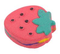 FOMIYES Bomba de Baño Aromática para Mujer Fragancia de Rosa y Fresa Bola Efervescente Hidratante y Exfoliante Tamaño Mediano Adecuado para Baño Relajante y Obsequio de San Valentín