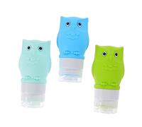 FOMIYES Botella De 3 Unidades Lotion Exprimible Champú Silicón Dibujos Animados Viaje