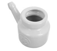 FOMIYES Botella De Cerámica Para Limpieza Nasal Limpiador Nasal Reutilizable Diseño Ergonómico Para Yoga Diario y Salud Familiar