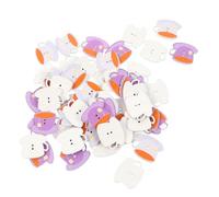 FOMIYES Botones de Madera para Coser 100 Pcs, Pequeños y Livianos Diseño de Taza de Café, Accesorios de Costura DIY para Decoración de Ropa, Mochilas y Manualidades