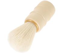 FOMIYES Brocha de Afeitar Profesional para Hombre Mango de Plástico Beige, Fácil de Usar para Espuma y Cuidado Facial Afeitado Diario