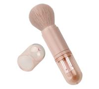 FOMIYES Brochas De Maquillaje Multifuncionales Para Sombras De Ojos Base y Polvos Mini Brocha Portátil Para Maquillaje De Viaje Organizador De Retráctil