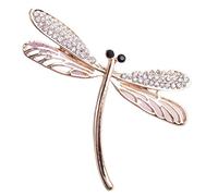 FOMIYES Broche De Aleación De Libélula Broche De Gemas De Imitación Decorativo Para Vestidos De Fiesta