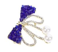 FOMIYES Broche de ejercicio completo pin de joyería de traje broche de de casarse broche de chal Pin de broche de mujer broche para mujer pedrería Blue