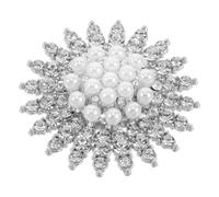 FOMIYES Broche de Elegante para Mujer con Hebilla de Bufanda Resistente para Invierno Anillo para Bufanda Multifuncional Prendedor de Pecho Versátil para Suéteres y Chales