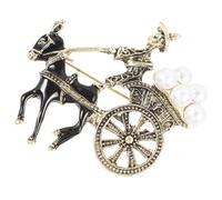 FOMIYES Broche de estilo palacio broche de mujer pasador de solapa de la vendimia broche barroco broches de moda para mujer broches femeninos broche de fiesta Aleación de zinc