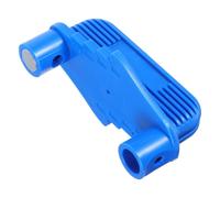 FOMIYES Buscador de Centros para Carpintería en Plástico Abs Azul, Herramienta Manual de Precisión para Proyectos de Madera Grosor ≤ 64mm, Mejora la n Trabajos de Carpintería