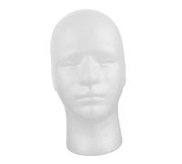 FOMIYES Cabeza De Maniquí Cabeza De Maniqui Sombrero Para Práctica De Maquillaje Cara Expositor De Sombreros Titular De La Joyería Peluca Afro Tipo De Cabeza Espuma Hombre África