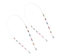 FOMIYES Cadena De Máscara Para Prevención De Caídas De Máscara De 2 Piezas Para Niños - Cordones Para Prevenir Caídas Y Correas Para Anteojos - Máscara Con Cuentas Antipérdida Y Soporte