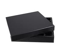 FOMIYES Caja De 2 Piezas caja de embalaje tratar cajas envases de chocolate chicle envoltorio de chocolate chocolatinas cajas de de fiesta elegante contenedor de dulces Papel Black