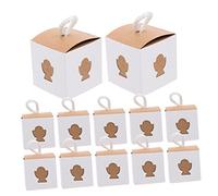 FOMIYES Caja De 50 Uds. cartón cuadrado transportador Favores de fiesta de cumpleaños pastel Favor de fiesta plato nezeni cosmetics wedding decoration cajas de cajas con tapas papel