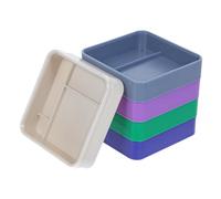 FOMIYES Caja De Almacenamiento para Reparaciones De Reloj con Bandejas Pequeñas De Plástico con Tapa Organizador Compacto para Componentes y Herramientas Talleres y Aficionados