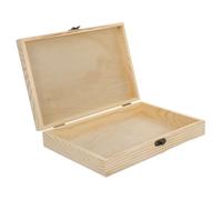 FOMIYES Caja de Madera para Almacenamiento de Cigarros con Diseño Simple y Portátil Caja Multiusos para Joyería y Tapa Abatible para Frescura para Almacenar y Pequeños Objetos