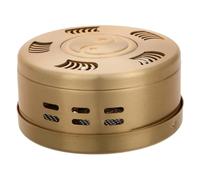 FOMIYES Caja de Moxibustión Profesional de Cobre Dorado sin Humo, Diseño Elegante Temperatura Ajustable para Uso en Casa y Masajes Terapéuticos