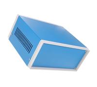 FOMIYES Caja Electrónica de Metal 140X210X180 MM para Proyectos Eléctricos y Comunicaciones Exteriores, Chasis Resistente para Aplicaciones Industriales, 1 Unidad