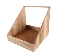 FOMIYES Caja Nido de Madera de Paulownia para Gallinas, Nido Individual Grande 33x34,5x32 Cm, Accesorio para Gallinero de Gran Capacidad Adecuado para Ponedoras en Granja y Aves de Corral