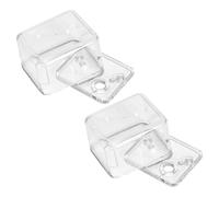 FOMIYES Caja Organizadora para Caja de Música DIY 2 Piezas, Carcasa Transparente de Plástico para Mecanismo de Enrollador, Accesorio para Reparación y Ensamblaje, Estuche de