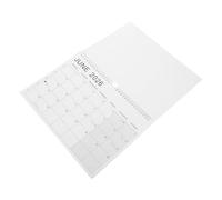 FOMIYES Calendario de Pared 2026-2027 Grande Encuadernado en Espiral Planificador Anual Mensual de 18 Meses con Feriados Multinacionales Gancho Colgante y Papel Resistente para Oficina