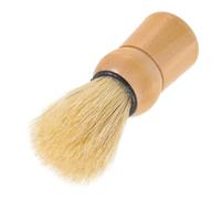 FOMIYES Cepillo De Barba De Cerdas De Jabalí Mango De Madera, Brocha De Afeitar Para Jabón, Tamaño Mediano, Para Hombre, Uso En Hogar y Salón, Brocha Multifuncional Para Peinar y Limpiar El Bigote