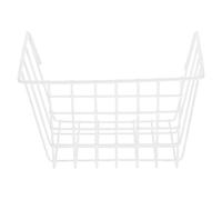 FOMIYES Cesta Colgante Multifunción de Metal Pequeña de Color, Estante de Alambre para Almacenamiento en Garaje, Taller y Hogar, Soporte Resistente para Organización en Panel de Rejilla