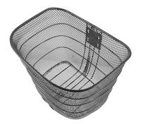 FOMIYES Cesta Metálica Delantera para Bicicleta Cesta Desmontable para Manillar Tamaño Compacto para Ciclismo y Transporte Urbano