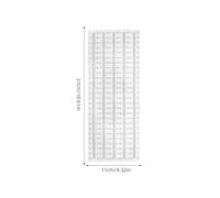 FOMIYES Cinta Métrica Adhesiva Autoadhesiva 0-25 CM 50 Unidades Regla Métrica Autoadhesiva para Banco de Trabajo Carpintería y Dibujo Técnico Etiquetas Graduadas Resistentes Residuos