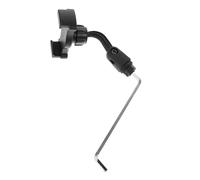 FOMIYES Clip de Partitura de Saxofón Multifuncional Soporte para Teléfono Móvil, Diseño Ajustable en Ángulo, Material Abs y Acero Inoxidable para Músicos y Ensayos