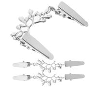 FOMIYES Clip para Cuello de Cárdigan Hojas Pinza para Chal Elegante y Retro de Aleación de Zinc para Mujer, 3 Pcs para Ropa Casual y Formal