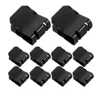 FOMIYES Clips Metálicos Aplicables para Guardabarros de Coche 100 Piezas en U de Hierro Kit de Montaje Resistente Intemperie para Fijación Rápida del Panel y Soporte de Parachoques en