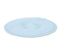 FOMIYES Colchoneta para Saltar la Cuerda Redonda Antideslizante Amortiguación 1 Pieza Color Azul Claro Diseño de Huellas Colchón Deportivo para Ejercicios Interiores y Uso Doméstico