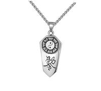 FOMIYES Collar Inoxidable para Hombre con Colgante de Religioso Joyería Vintage de Punk Accesorio Elegante para Ocasiones Especiales