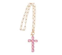 FOMIYES Collar para Hombres Collar Colgante Jesús con Diamantes Joyería Hip Hop para Católicos Único