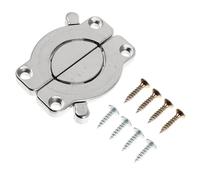 FOMIYES Conector de Hardware Placa y Cerradura de Mesa de Aleación de Zinc, Hebilla Resistente Superficie Pulida, Estructura Estable y Fácil Instalación para Mesas de Comedor y Oficina