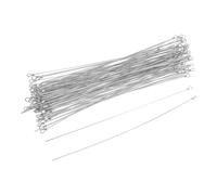 FOMIYES Conectores de Pesca de Acero Inoxidable 08X160Mm 100 Piezas para Señuelos Kit de Aparejos de Pesca para Trucha y Agua Dulce Accesorios Resistentes