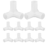 FOMIYES Conectores de Plástico Estructura Reforzada y Optimización de Espacio 10 Piezas para Almacenamiento para Armario Blanco y Mejora de Armarios y Zapateros