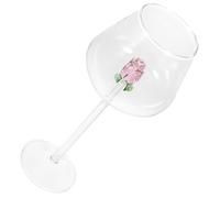 FOMIYES Copas de Vino Tinto de Cristal Rosa Estilo Europeo, Flauta para Champán, para Restaurante y Hogar, 1 Copa de Cristal