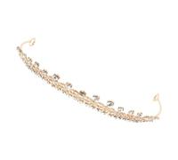 FOMIYES Corona de Cumpleaños Elegante para Mujer con Tiara de Strass Accesorio para Cabello de Boda y Fiesta para Novias Damas de Honor y Ocasiones Formales