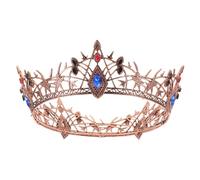 FOMIYES Corona Retro para Novia Tocado Barroco Ligero y Ergonómico Accesorio Artesanal de Aleación para Bodas Fiestas y Eventos Temáticos Complemento Elegante para Mujeres Princesas