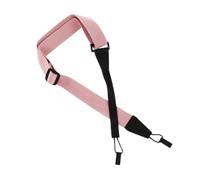 FOMIYES Correa para Ukelele sin Perforaciones de Algodón, Gruesa y Duradera, Color Rosa, Diseño Colgante Ajustable para Hombro, Accesorio Ligero para Instrumentos Musicales Folclóricos