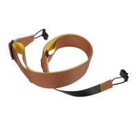 FOMIYES Correa Práctica para Ukelele de Tela Oxford sin Perforaciones, Ajustable, Transpirable y Ligera en Color Café para Instrumentos Musicales Folclóricos