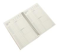 FOMIYES Cuaderno Planificador Académico Portátil, Tapa Kraft Resistente, Tamaño Trimestral, Bloc de Notas Doméstico para Oficina y Estudio, Organizador Semanal para Estudiantes