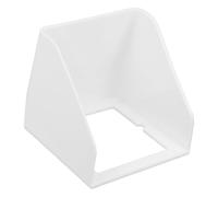 FOMIYES Cubierta para Enchufes Exterior, Caja Plástica Estanca para Punto de Corriente Eléctrica, Protector Resistente Intemperie Diseño Inclinado Color Claro, para Uso en Jardín y