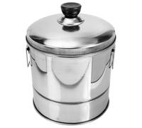 FOMIYES Cubo de Arroz al Vapor Acero Inoxidable 20 Cm para 1-2 Personas, Olla Vaporera Gruesa para Cocinar Sushi y Arroz Cocido, Accesorio Tapa y Uso Doméstico y Estilo Estilo Aleatorio