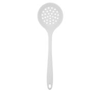 FOMIYES Cuchara Coladora de Silicona 1 Pieza, Resistente al Calor, Antiadherente, Tamaño Pequeño, Utensilio de Cocina Versátil para Cocinar, Adecuado para Ollas y Sartenes, Skimmer