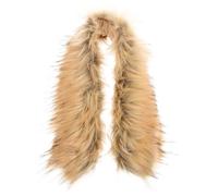 FOMIYES Cuello Desmontable De Piel Sintética Para Mujer Ribete Suave y Cómodo Para Chaquetas De Invierno Accesorio Elegante Para Abrigo Con Capucha Para Renovar Prendas y Disfraz De Reina